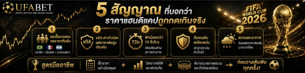 ราคาแฮนดิแคปถูกกดเกินจริง